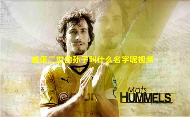 威廉二世的孙子叫什么名字呢视频